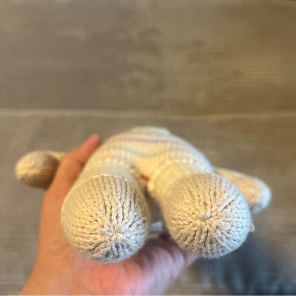 Cuddle and Kind Avery Lamb 12" Knit Plush Doll Stuffed Animal Handmade Knit - Picture 7 of 8